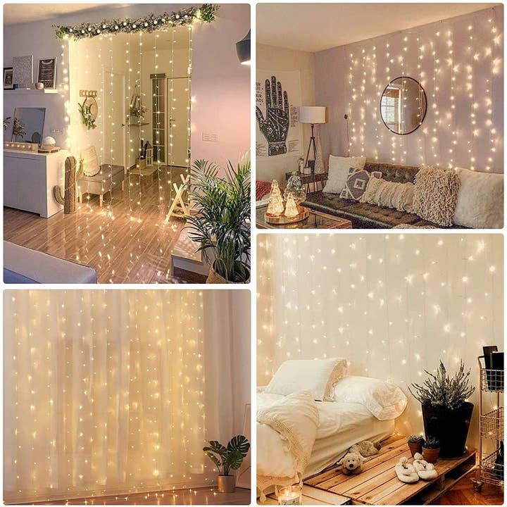 YI LIGHTING LLC - Wholesale String Lights - 9.8ft Plug-in Curtain String Light Fairy Light with Remote4