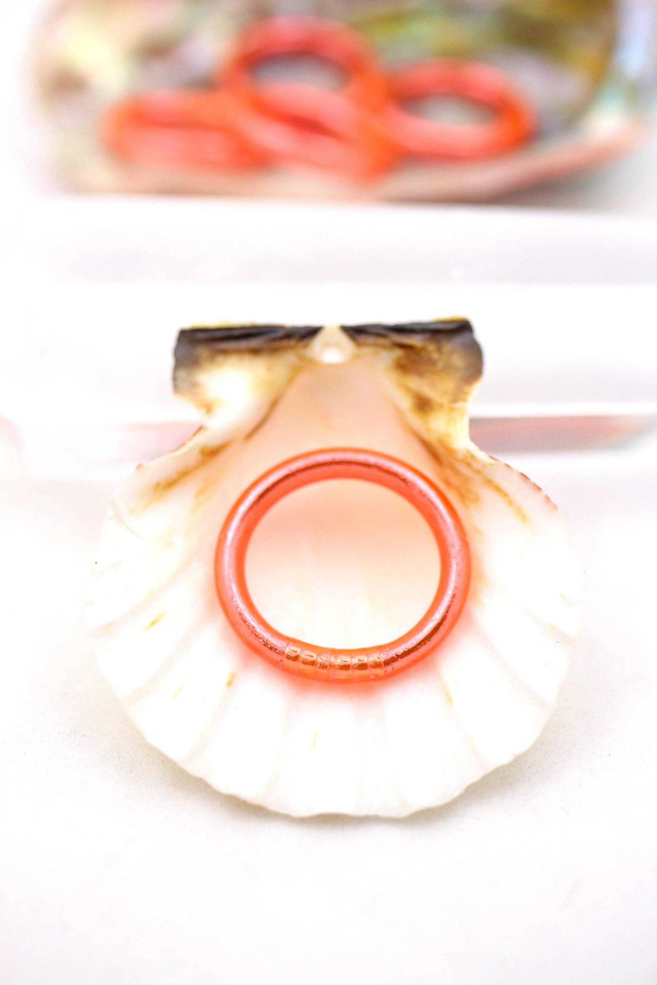 Woman Shops World - Vente Anneau/bague à empiler - Bagues de temple bouddhiste thaïlandaises simples, colorées, Kumlai3