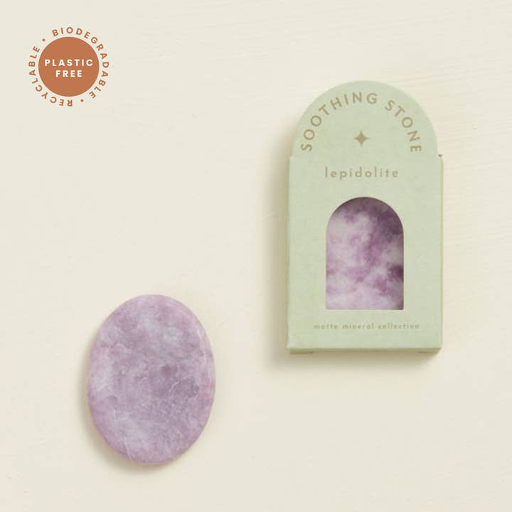 GeoCentral - Wholesale Spiritual Stone/Crystal - Lepidolite Soothing Stone - Plastic Free