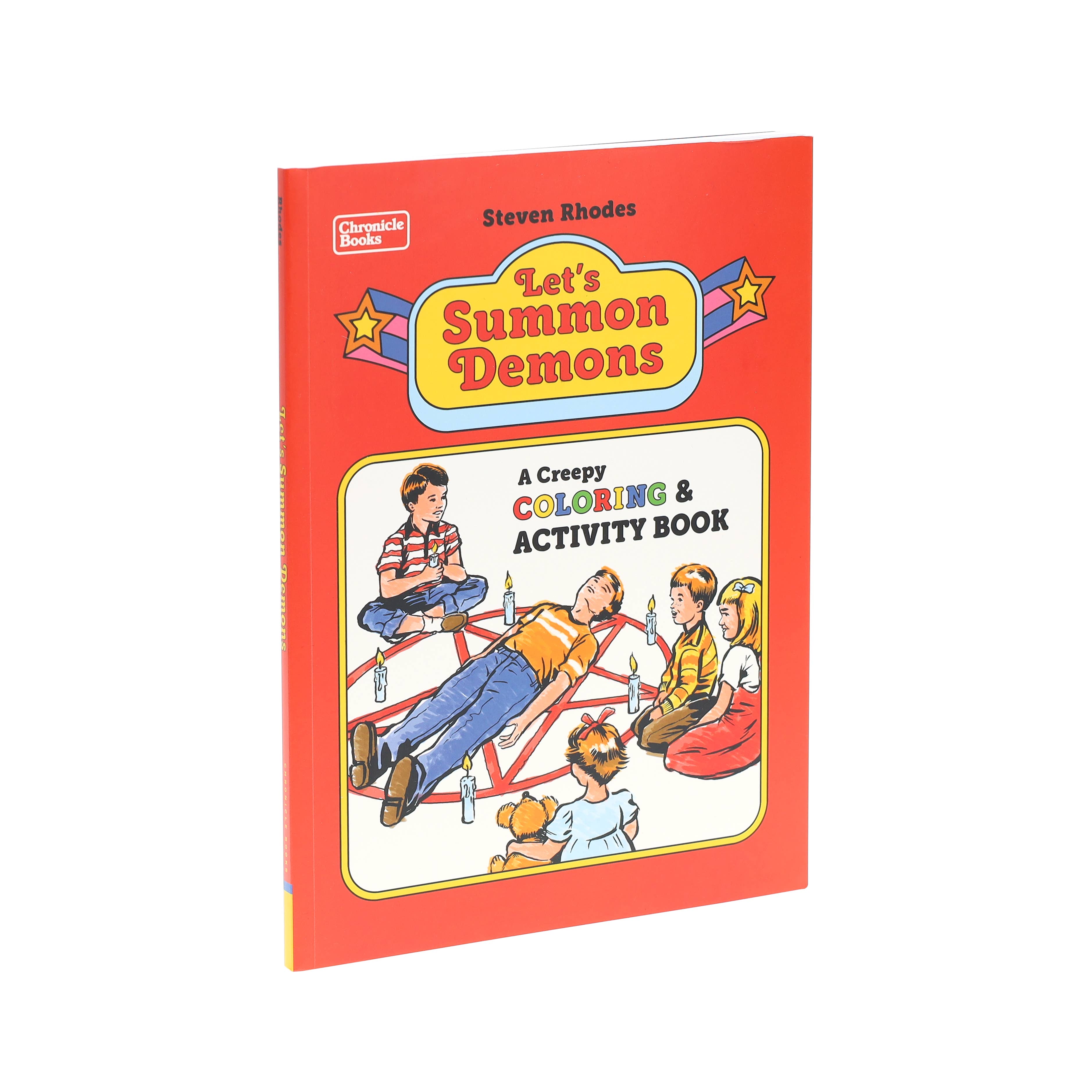 Chronicle Books - Wholesale Coloring & Activity Book - Adult - Let's Summon Demons5