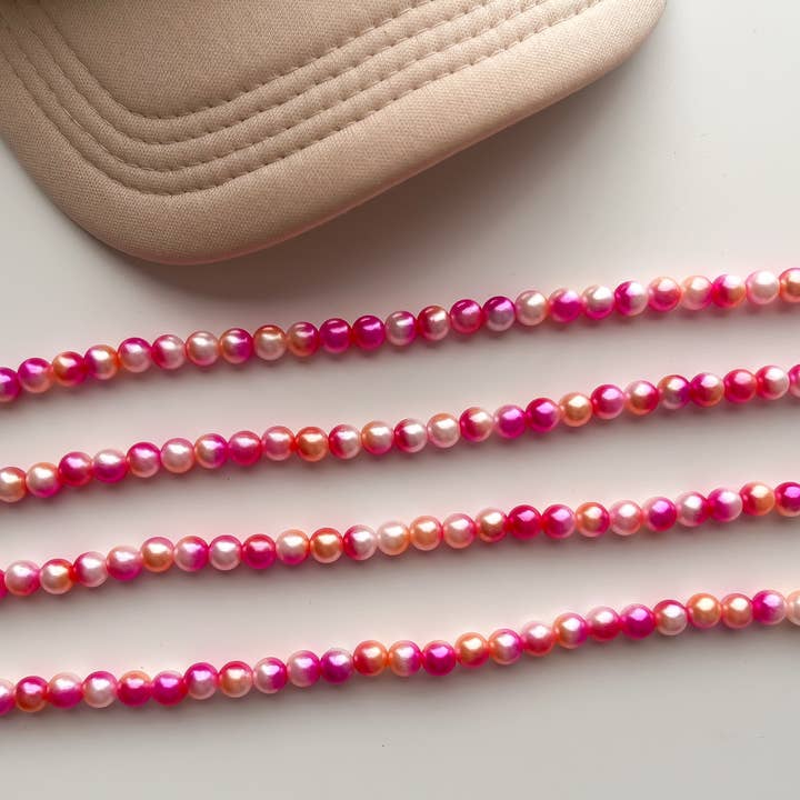 Roze Sherbert Trucker Pet Ketting voor wholesale door Modern Kane