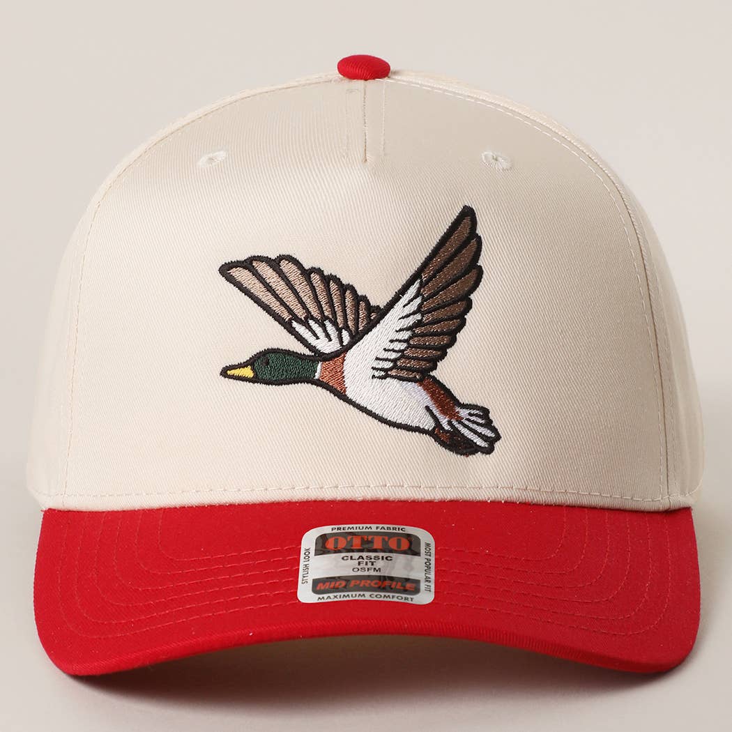 Fashion City - Wholesale Trucker Hat - Unisex - Flying Mallard Graphic Embroidered Trucker Hat 6