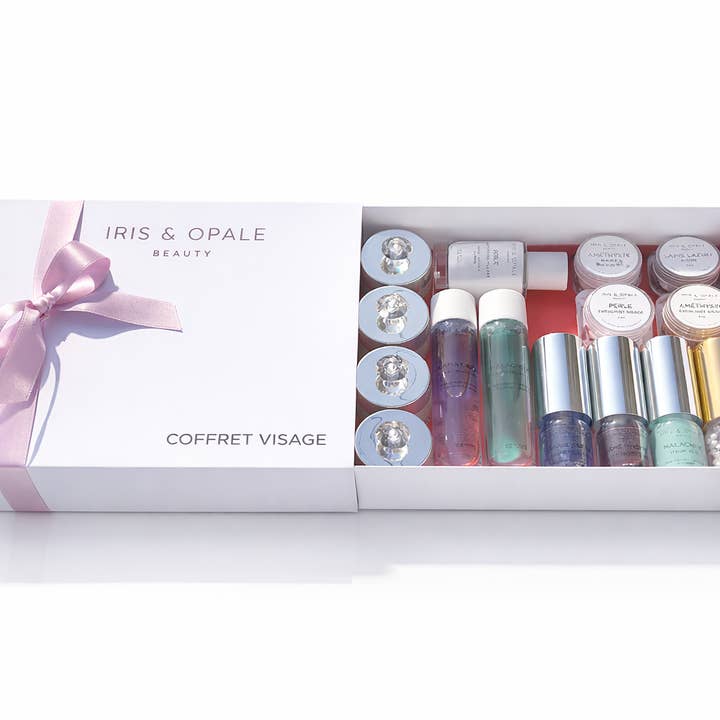 Discovery-box med ansigts- og kropsprøver for engroshandel hos IRIS & OPALE Beauty