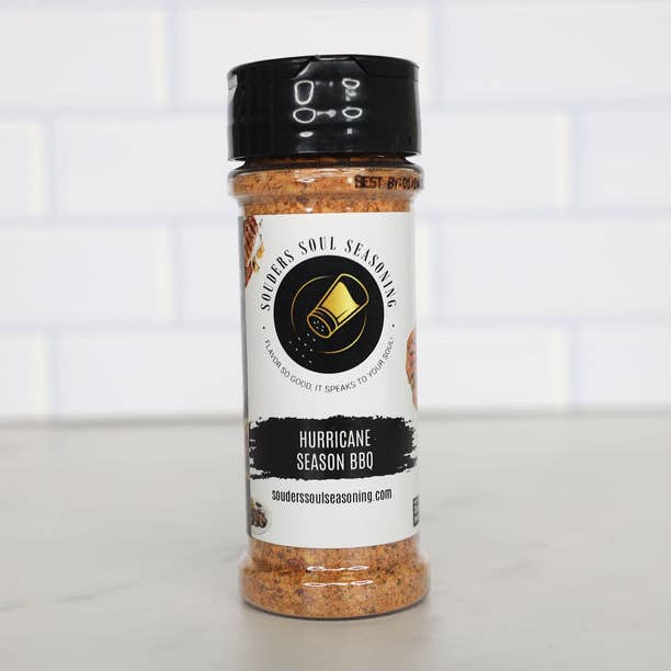 Hurricane Season BBQ Seasoning for wholesale by Souders Soul Seasoning