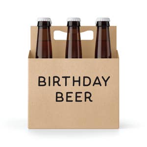 6 Pack Holster Beer/Can Belt Bag Holder Bottle Beverage Can Holder - Unisex  (White) 