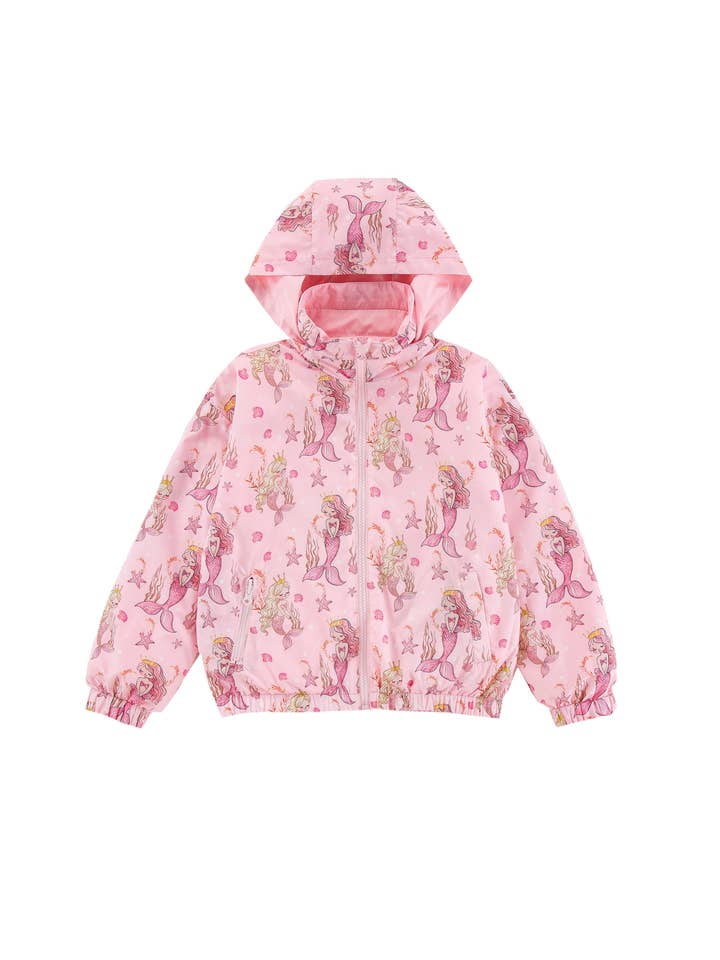 Max Reversible Rain Jacket Windbreaker, Mermaids for wholesale by calonie