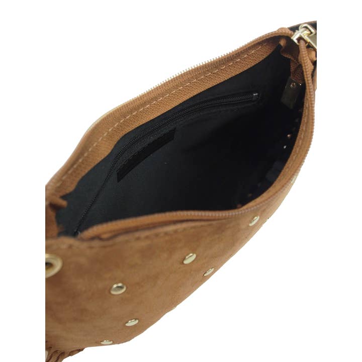 Anais - Wholesale Shoulder Bag - Women's - Anna 61001 studded shoulder bag in split leather