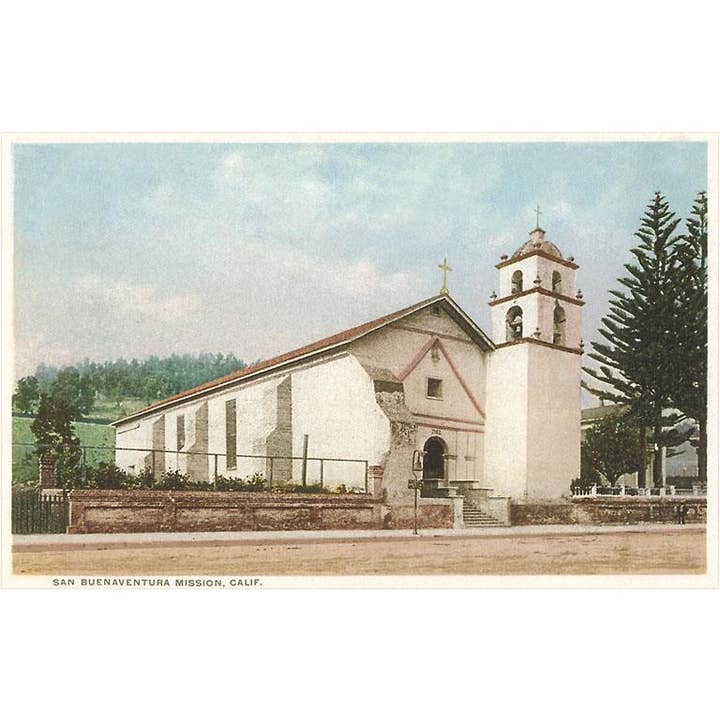 Found Image Press - Wholesale Sticker - Sticker CM-24 San Buenaventura Mission
