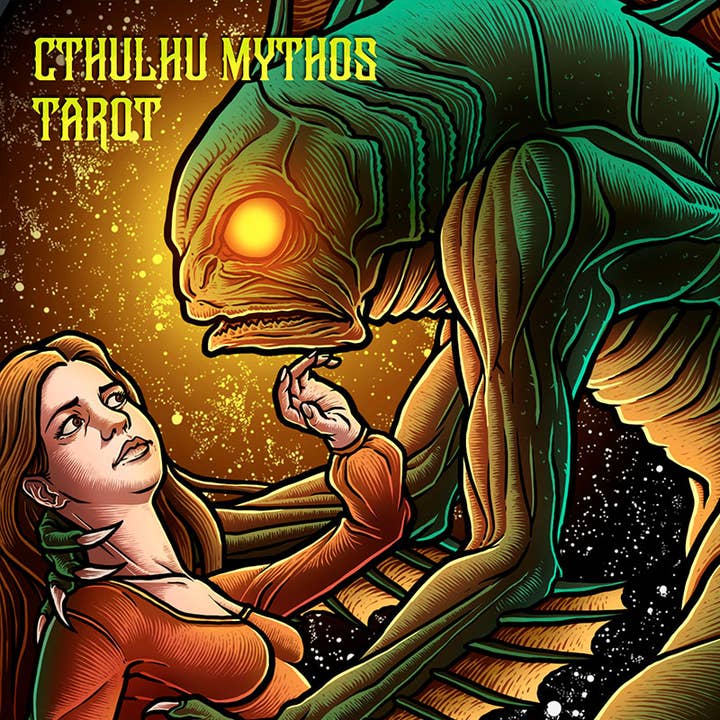 Cthulhu Project – Cartas de tarô por atacado – Tarô Cthulhu Mythos Deluxe Edição Limitada2