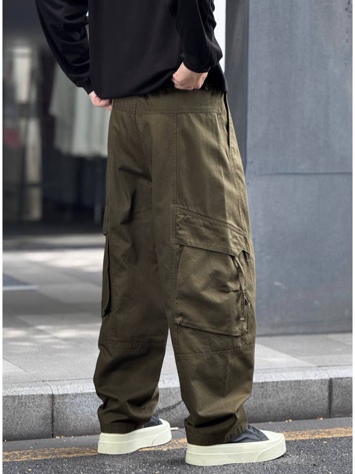 PLACED BY GIDEON - Wholesale Pants – Men's - Urban Style Cargo Pants with Side Pockets9