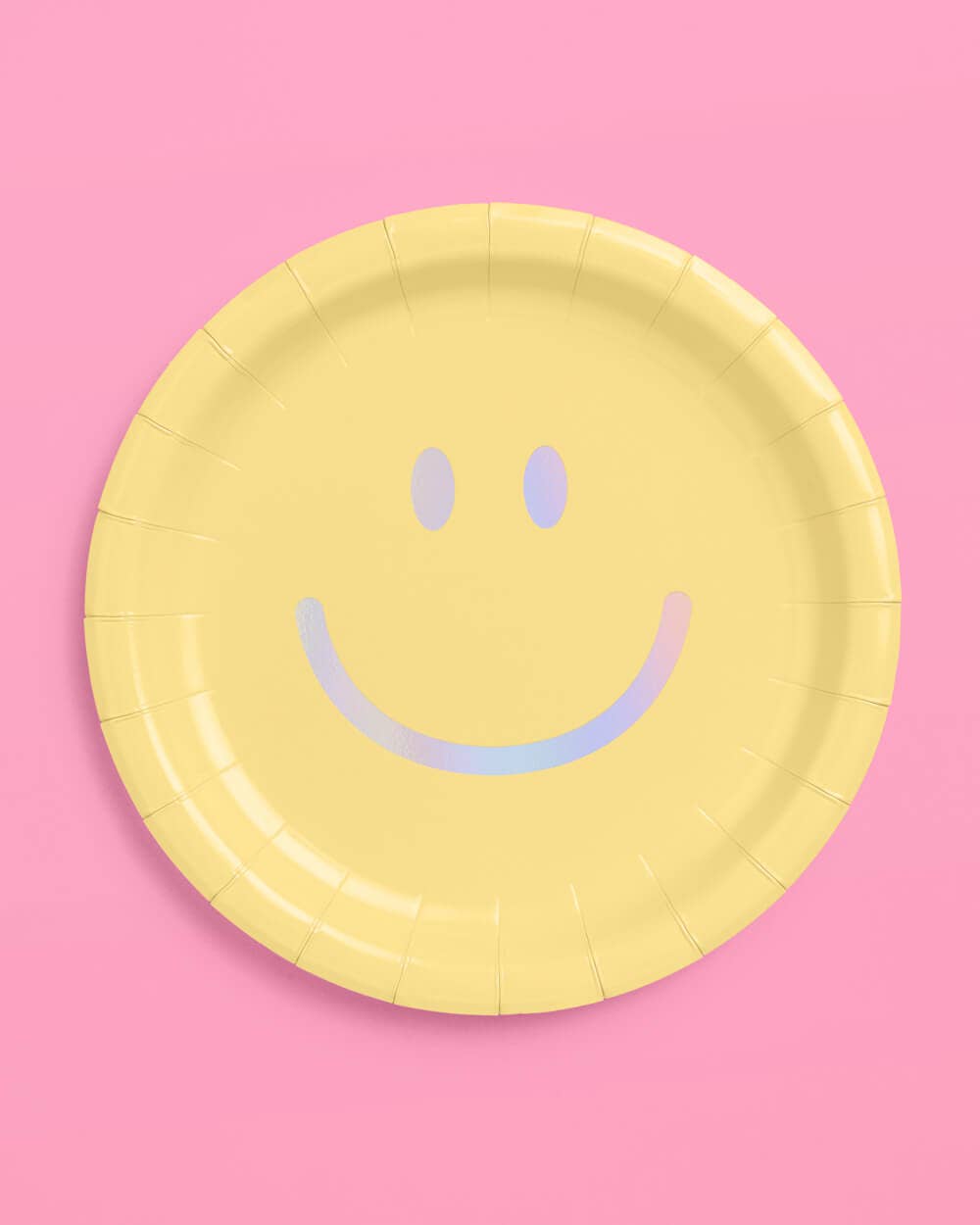 xo, Fetti - Vente Assiette jetable - Assiettes en papier pastel Smiley, 24 pcs 9" Fête d'anniversaire, Décor4