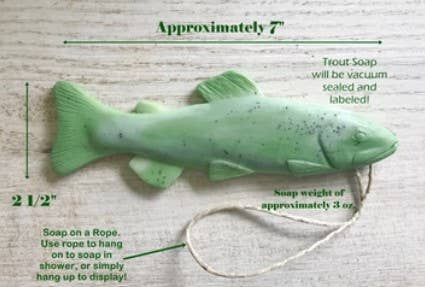 Rope Soap Co. – sabonete sólido por atacado – Sabonete de Truta em Corda, Presentes de Pesca, Presentes para Homens4