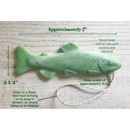Rope Soap Co. – Großhandel Feste Seife – Forellenseife am Seil, Angelgeschenke, Geschenke für Männer4