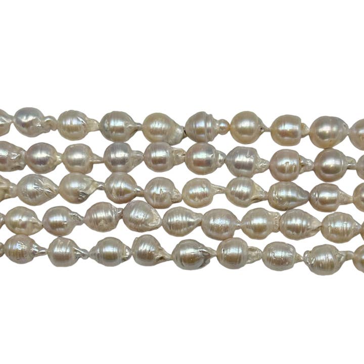 10x20mm AAA freshwater pearl wire (reference P-10) for wholesale by Foliesbijoux