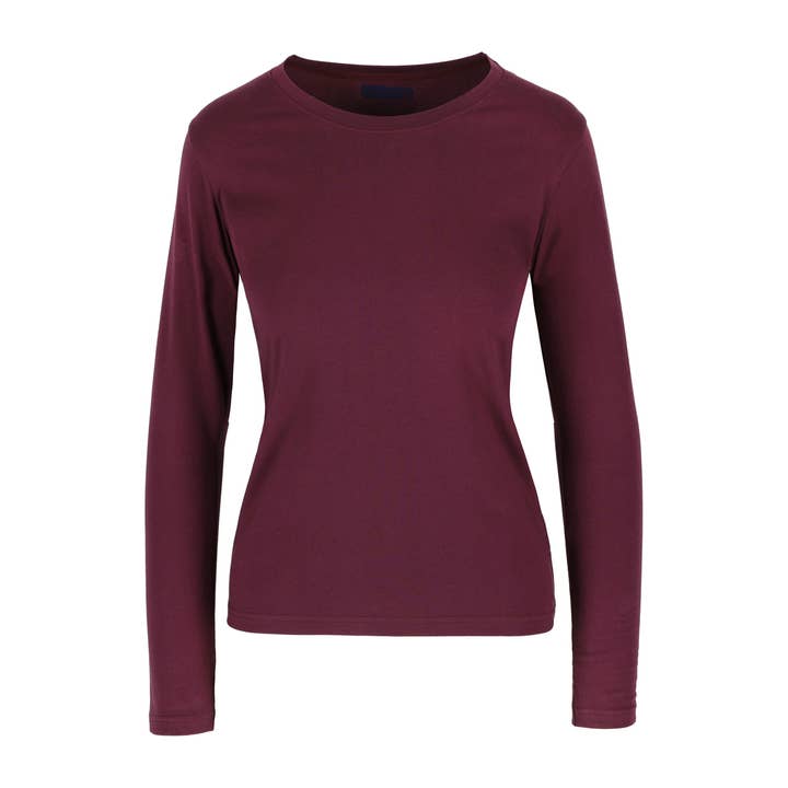 Vera Longsleeve - Grape Wine for wholesale by Lily-Balou