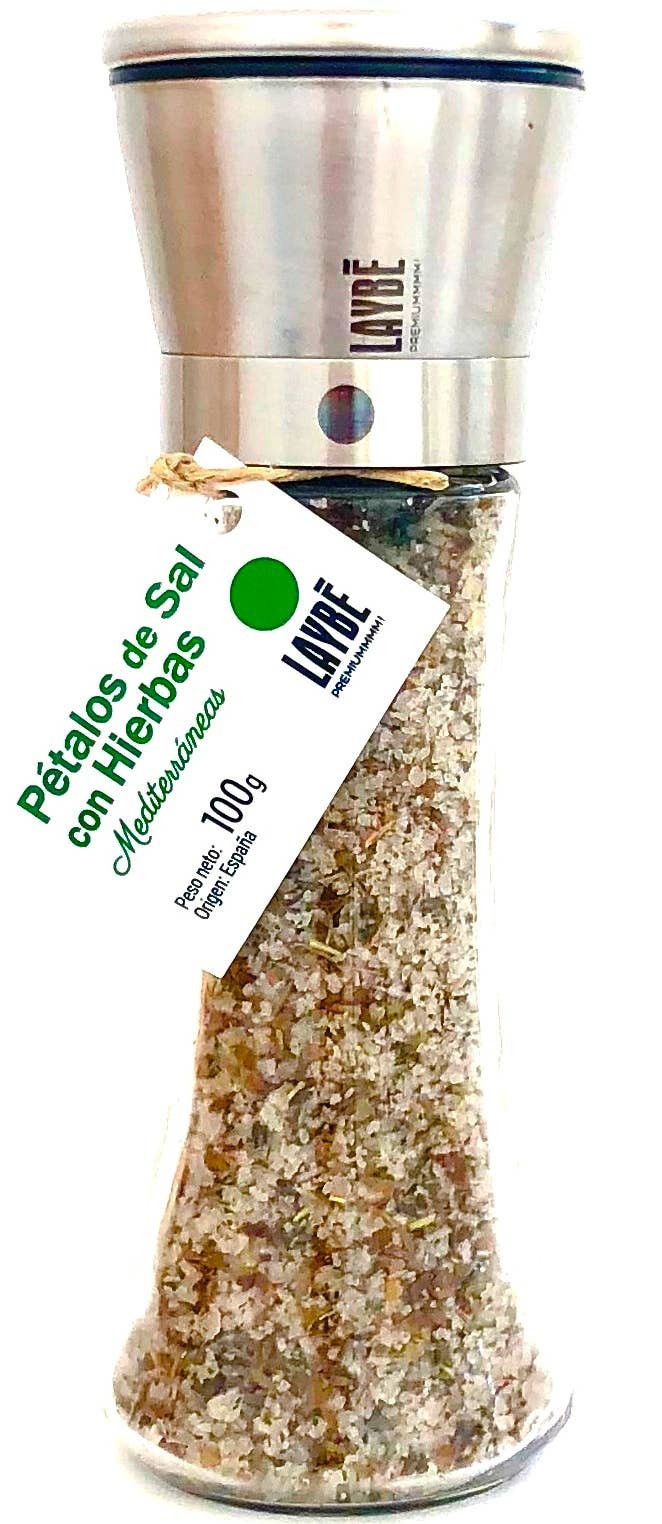 NATURESPECIAS, C.B. - Wholesale Salt Mill - Crystal Grinder - Salt Petals Mediterranean Herbs 100g0