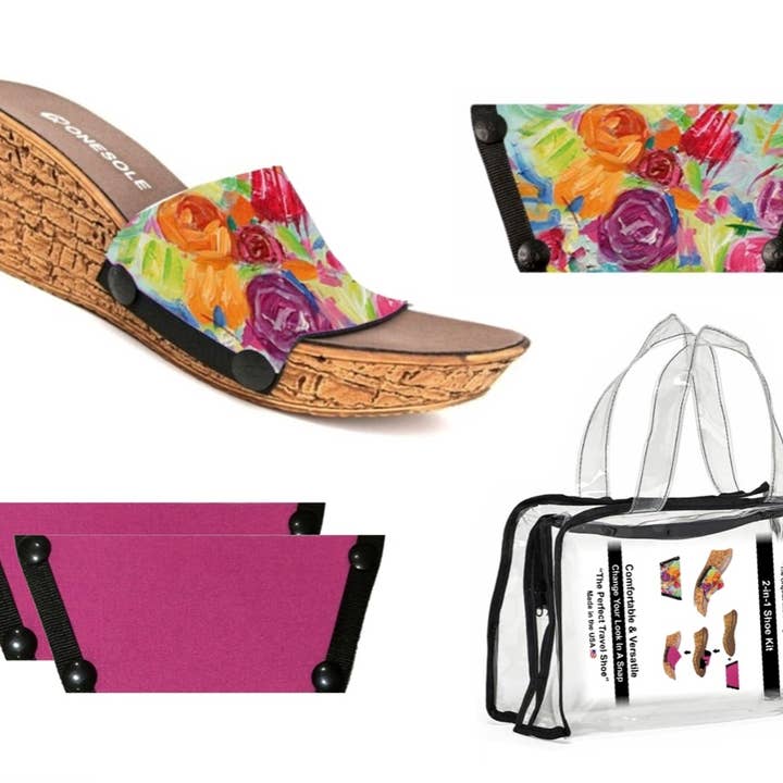 Kit de voyage floral décontracté pour la vente par Onesole