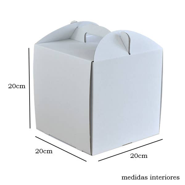 La Bom Box - Wholesale Gift Box - 20x20x20cm - Cake Box (WHITE)