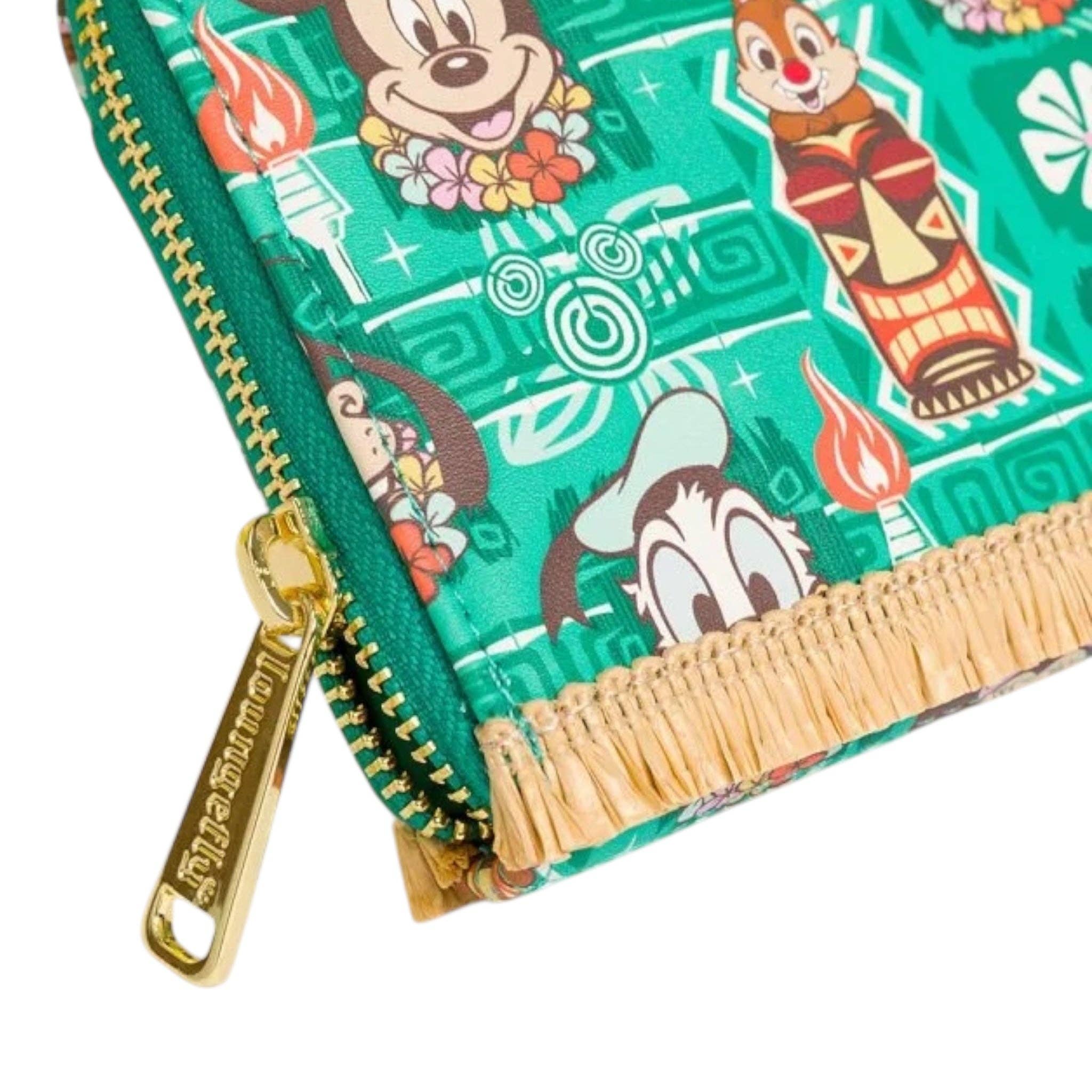 Grotto Treasures - Wholesale Wallet - Women's - Grotto Treasures Exclusive - Loungefly Disney Mickey and Friends Tiki Wallet3