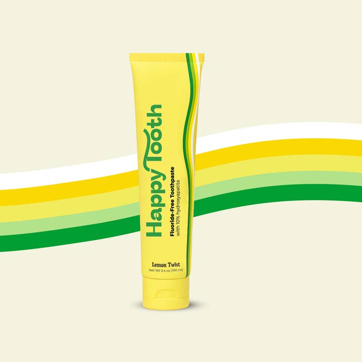 Happy Tooth Products LLC - Vente Dentifrices - Dentifrice à l'hydroxyapatite naturelle - Citron Twist0