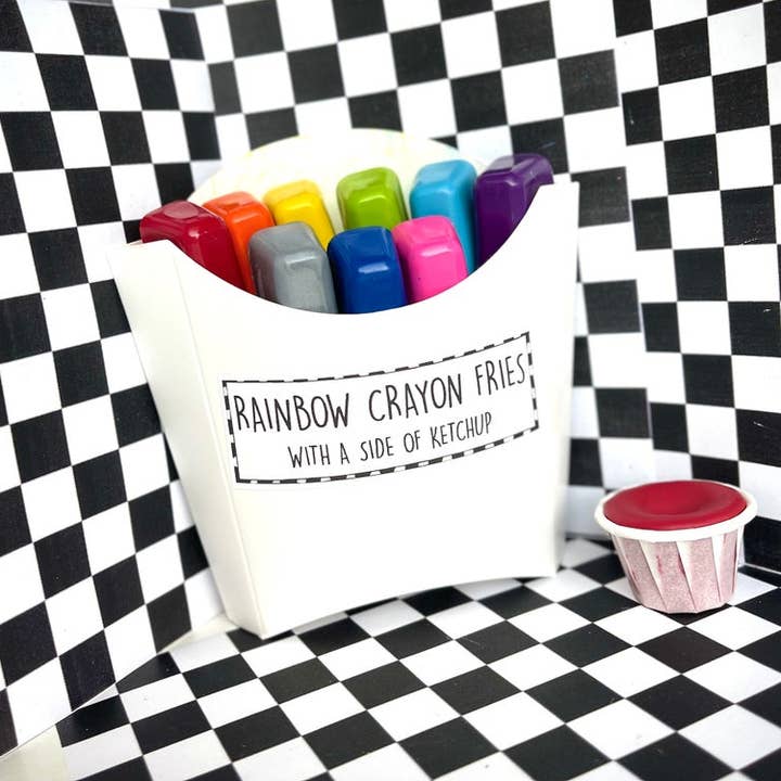 KagesKrayons - Wholesale Crayons – Child & baby - Rainbow Crayon Fries3