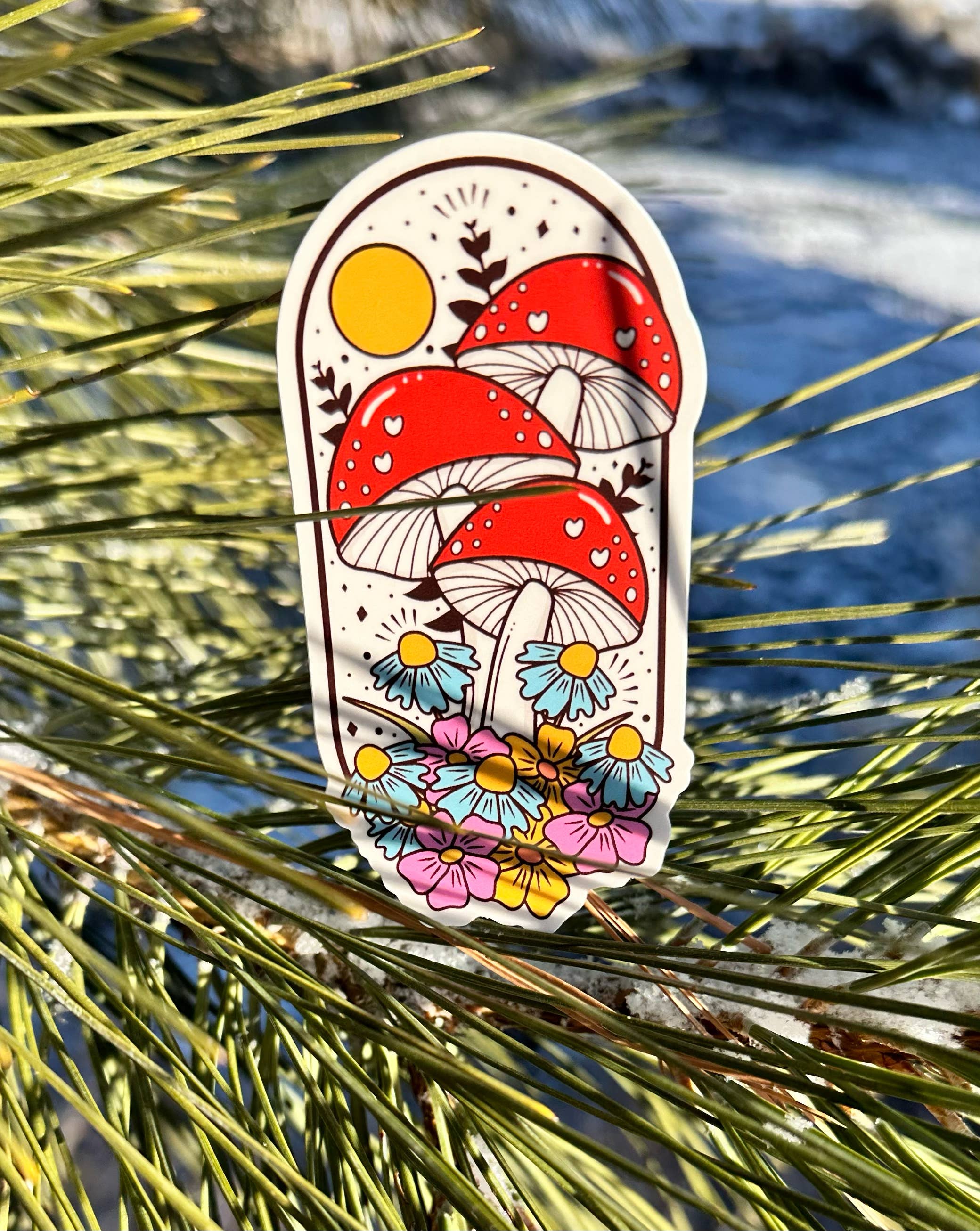 Graphic Heart - Wholesale Sticker - Wild Mushrooms - Vinyl Sticker1