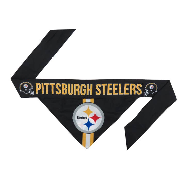 NFL Pittsburgh Steelers Reversible Pet Bandana for wholesale by Little Earth Productions