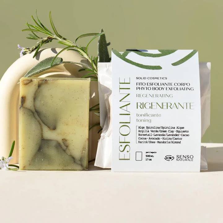 Regenerating Solid Scrub Cleanser - for Normal to Mixed Skin for wholesale by SENSO NATURALE