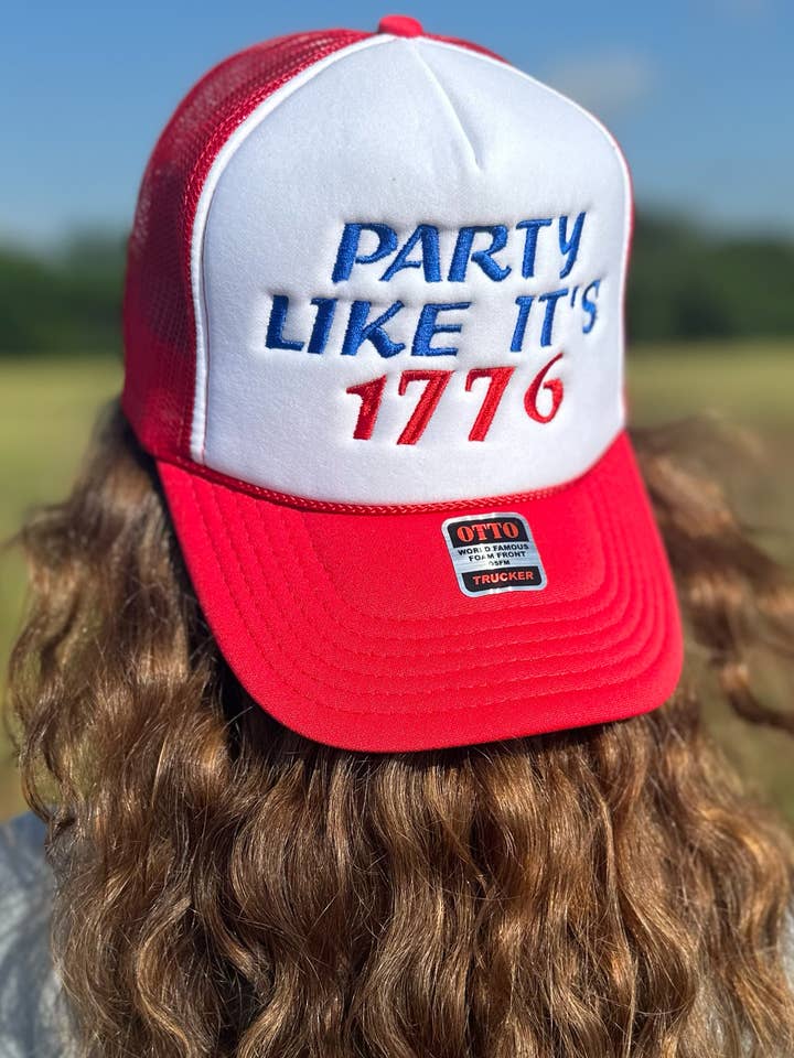 FIESTA COMO SI FUERA UNA GORRA DE CAMIONERO DE 1776 para venta al por mayor de Spirit+Tribe