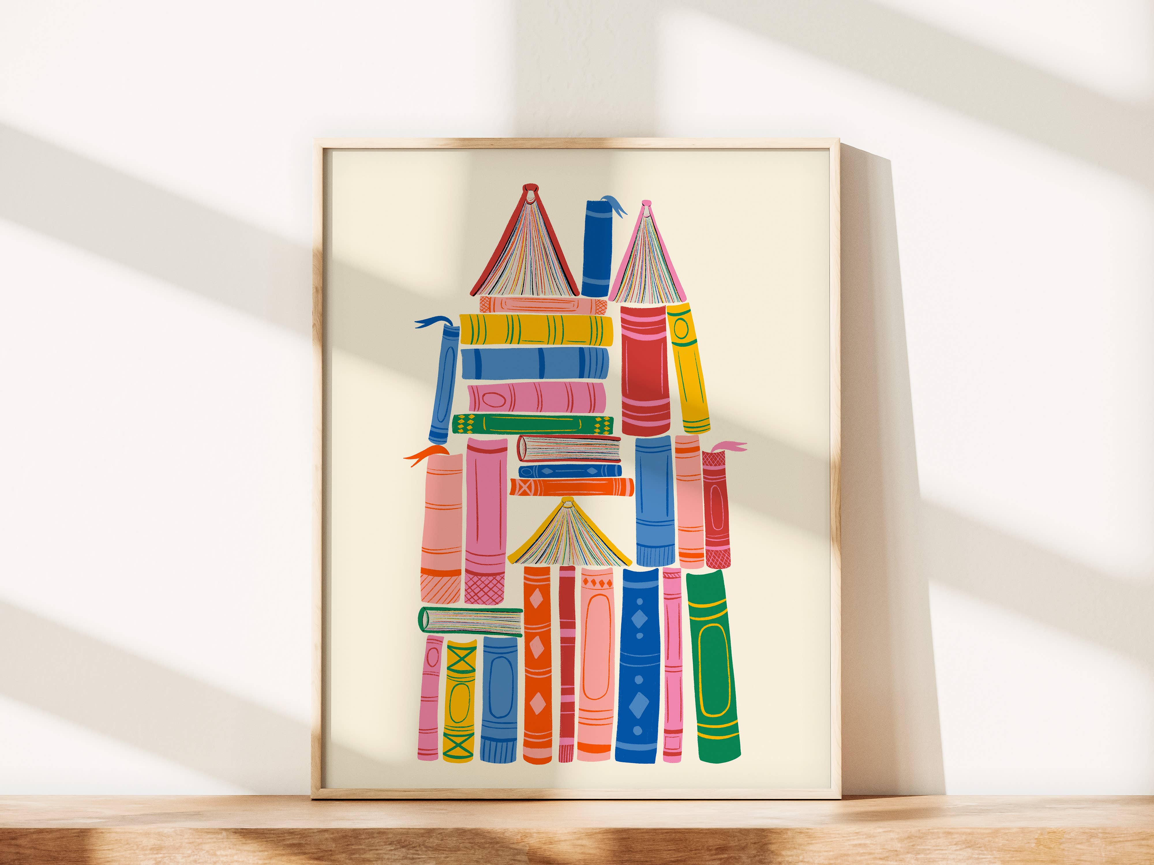 DorothyDear - Wholesale Art Print - Kids & Baby - Book Castle Wall Art Print
