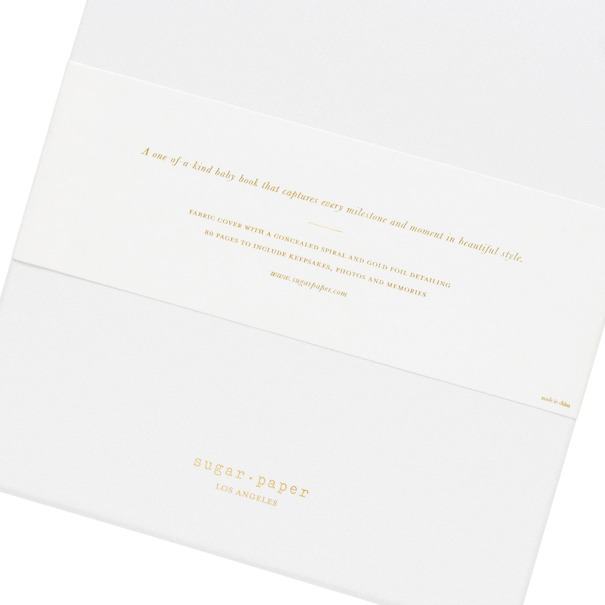 Sugar Paper - Vente Livre de souvenirs – enfant et bébé - Livre pour bébé, Petit pois noir et crème4