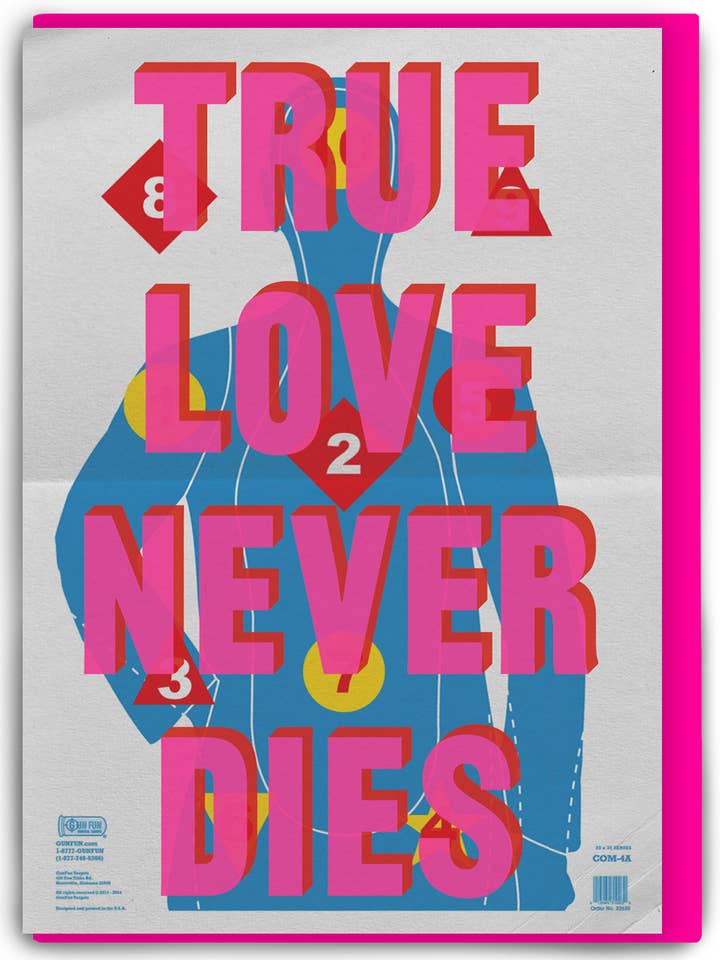 Roligt födelsedags-/alla hjärtans dag-kort - Äkta kärlekskort för wholesale av Brainbox Candy