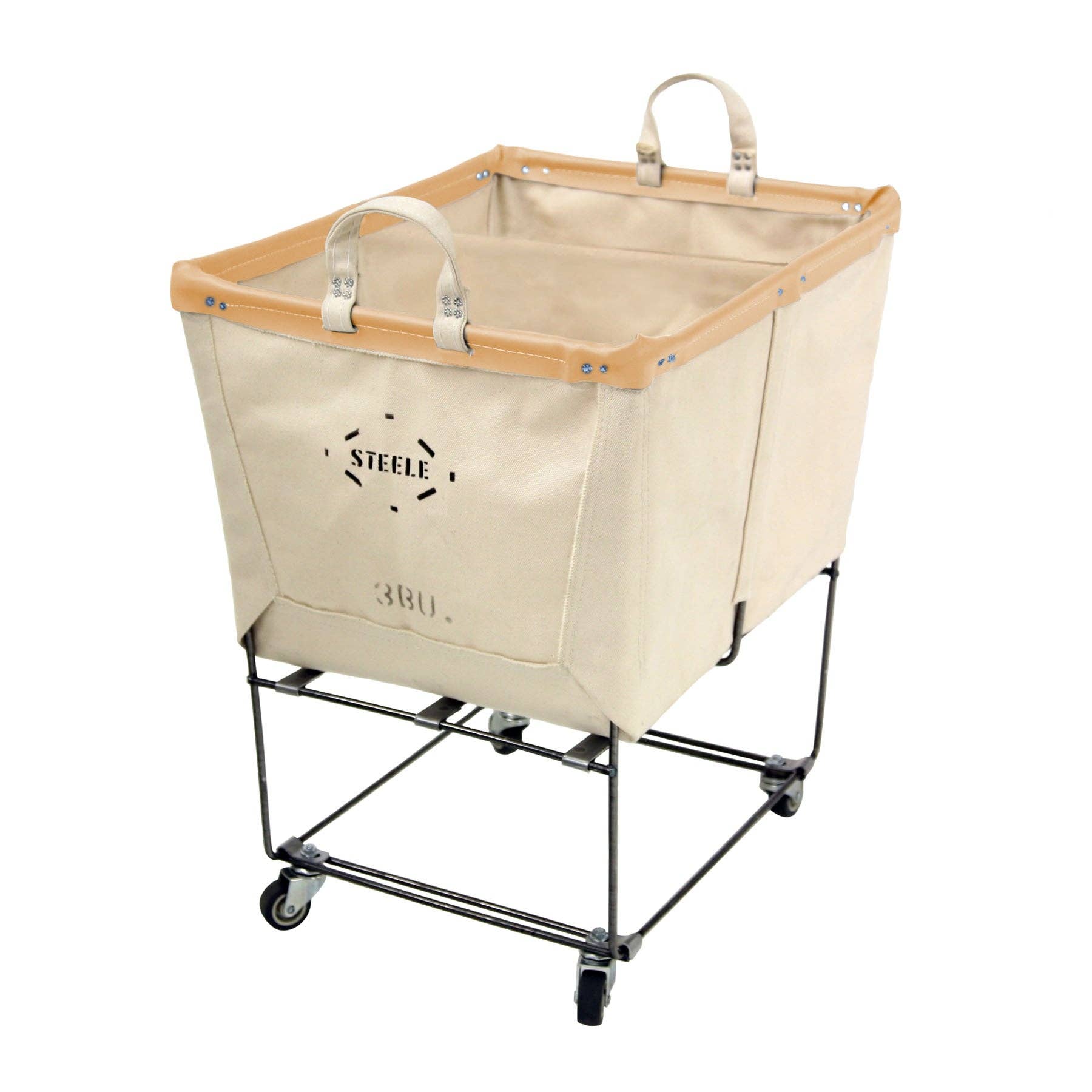 Steele Canvas Basket Corp. - Wholesale Laundry Basket - Canvas Elevated Truck - Permanent Style 3 Bu13