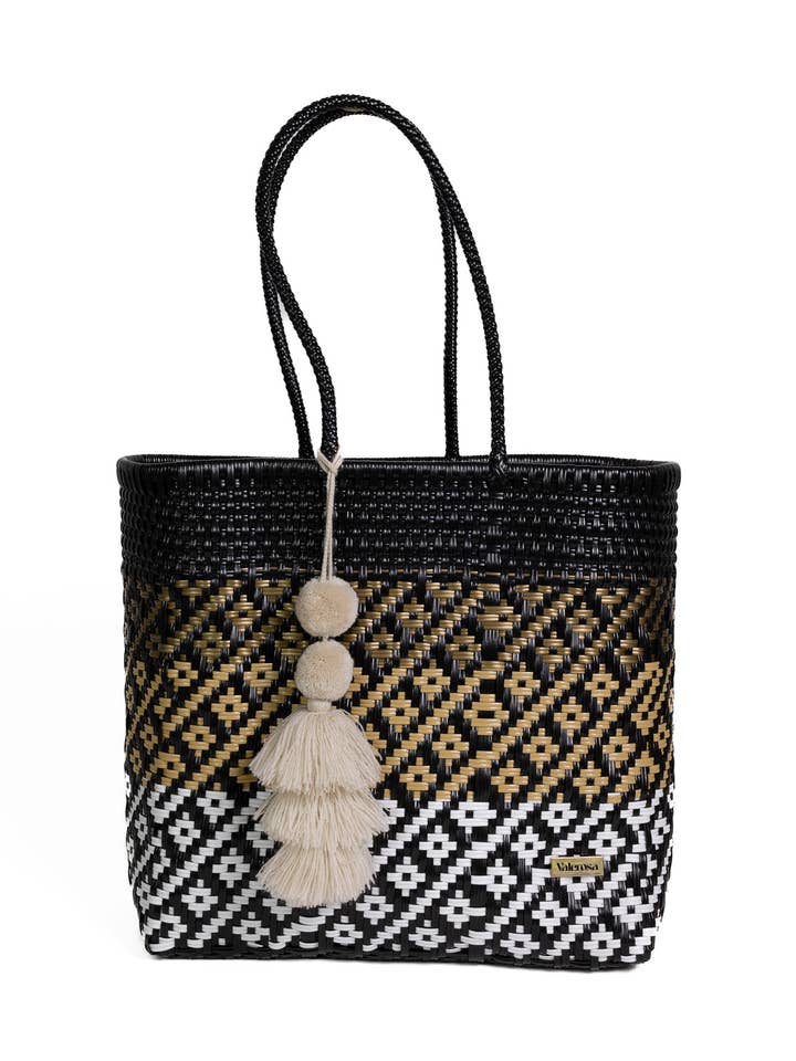 Black, Gold and White Hombro for wholesale by Valerosa