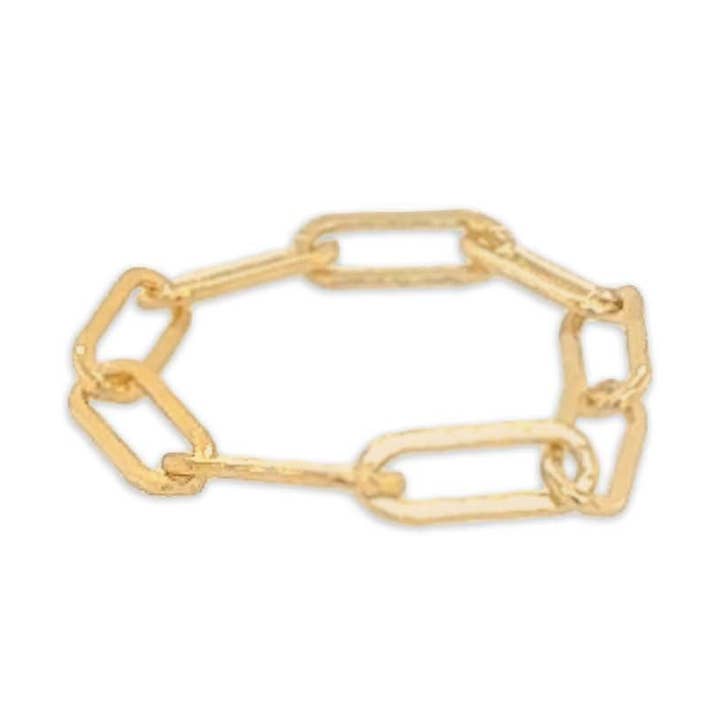 Chain Link Ring for wholesale by Sabina Jewelry
