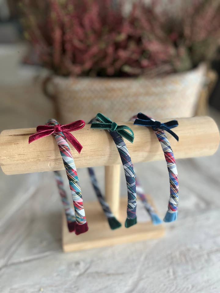 Geruite Diadeem voor wholesale door CUTE BOW