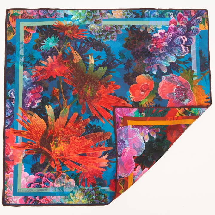 Wrappr - Wholesale Flat Wrap - Rosebud | 18" Mulberry Silk Furoshiki Wrap