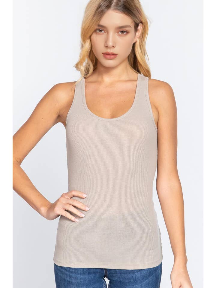 42POPS - Wholesale Tank Top - Women's - `.Racerback Rib Tank top28