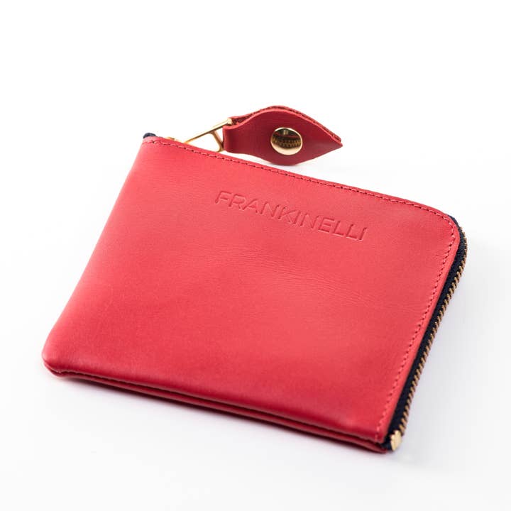 Frankinelli - Vente Portefeuille – femme - Portefeuille rouge
