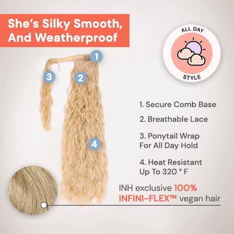 INH Hair - Wholesale Hair Extensions - Shayla Ponytail Hair Extension13