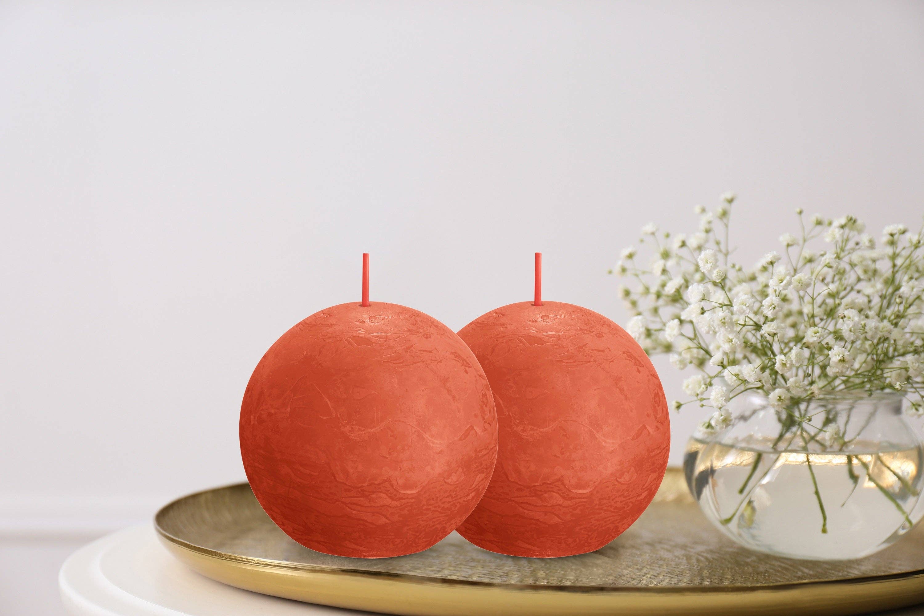 BOLSIUS – Velas de decoração por atacado – 6 Velas rústicas 3" - Inperfuted - Natural - Eco-Friendly - Cera Plant-Based - **Vendido Individualmente85