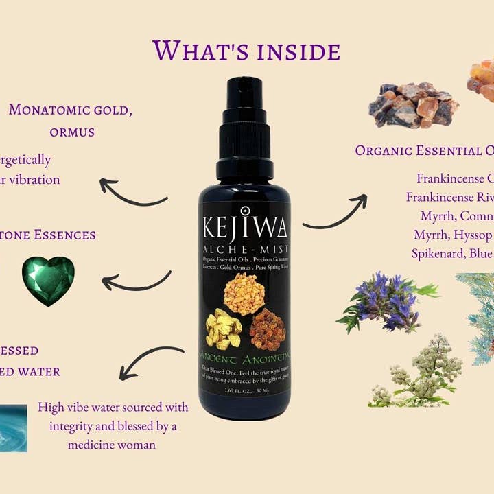 Kejiwa - Wholesale Aromatherapy Mist - Ancient Anointing Alche-Mist (Frankincense & Myrrh)1