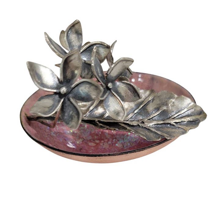 Plumeria Pequeños Lujos Cuenco para venta al por mayor de Silver Garden Designs