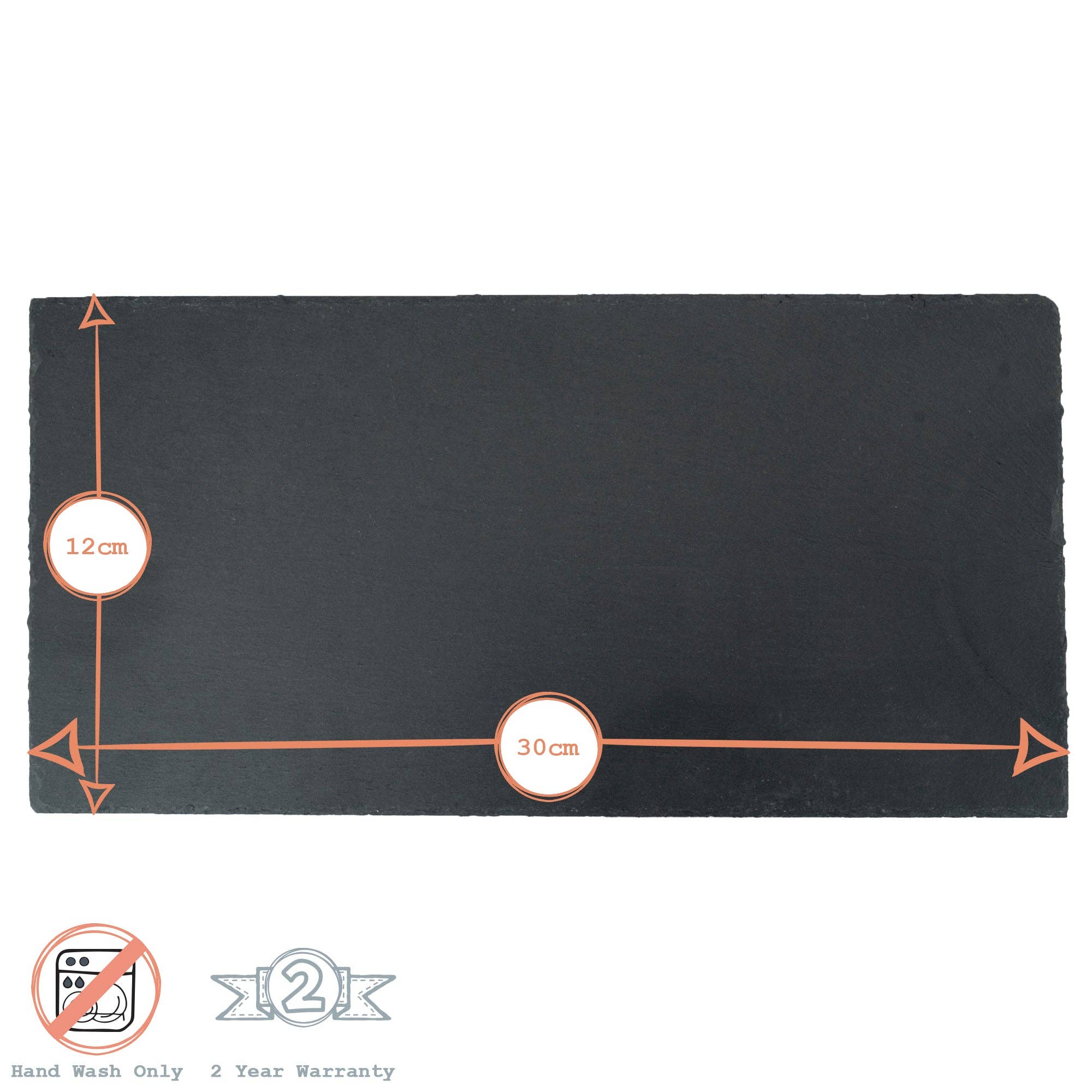 Rinkit Ltd - Wholesale Serving Plate - Argon Tableware Natural Slate Serving Plate4