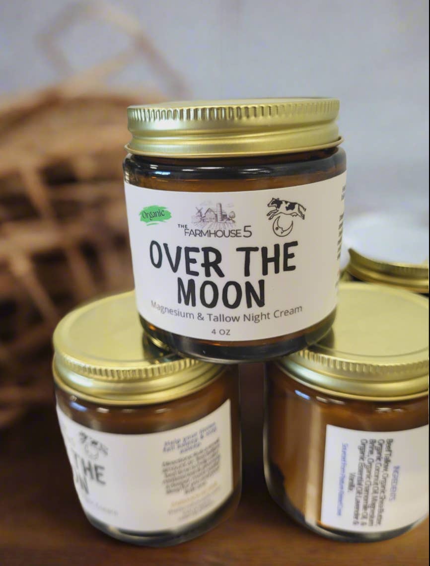 The Farmhouse5 - Vendita all'ingrosso Creme da notte - Over The Moon - Crema Notte al Tallow/Magnesio adatta ai bambini.1