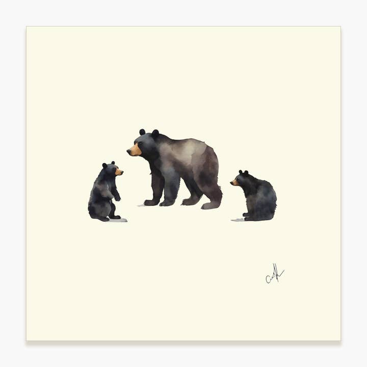 Mama Bear - Impressão de Arte sem Moldura por atacado de Saltbox & Company