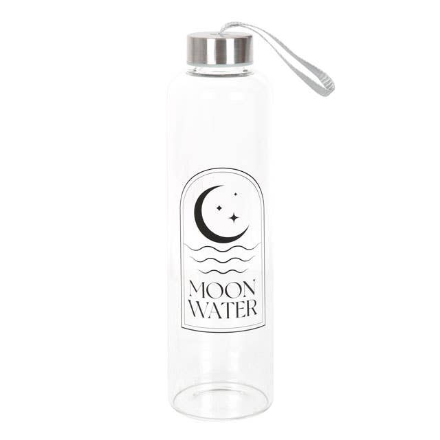 Something Different Wholesale - Wholesale Water Bottle - Moon Water Reusable Glass Water Bottle