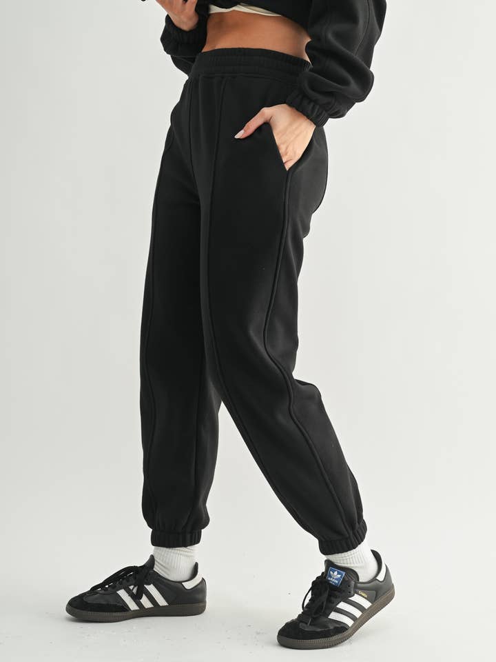 Mono B - Wholesale Athletic Sweatpants/Joggers - Women's - Brushed Fleece Sweatpants1