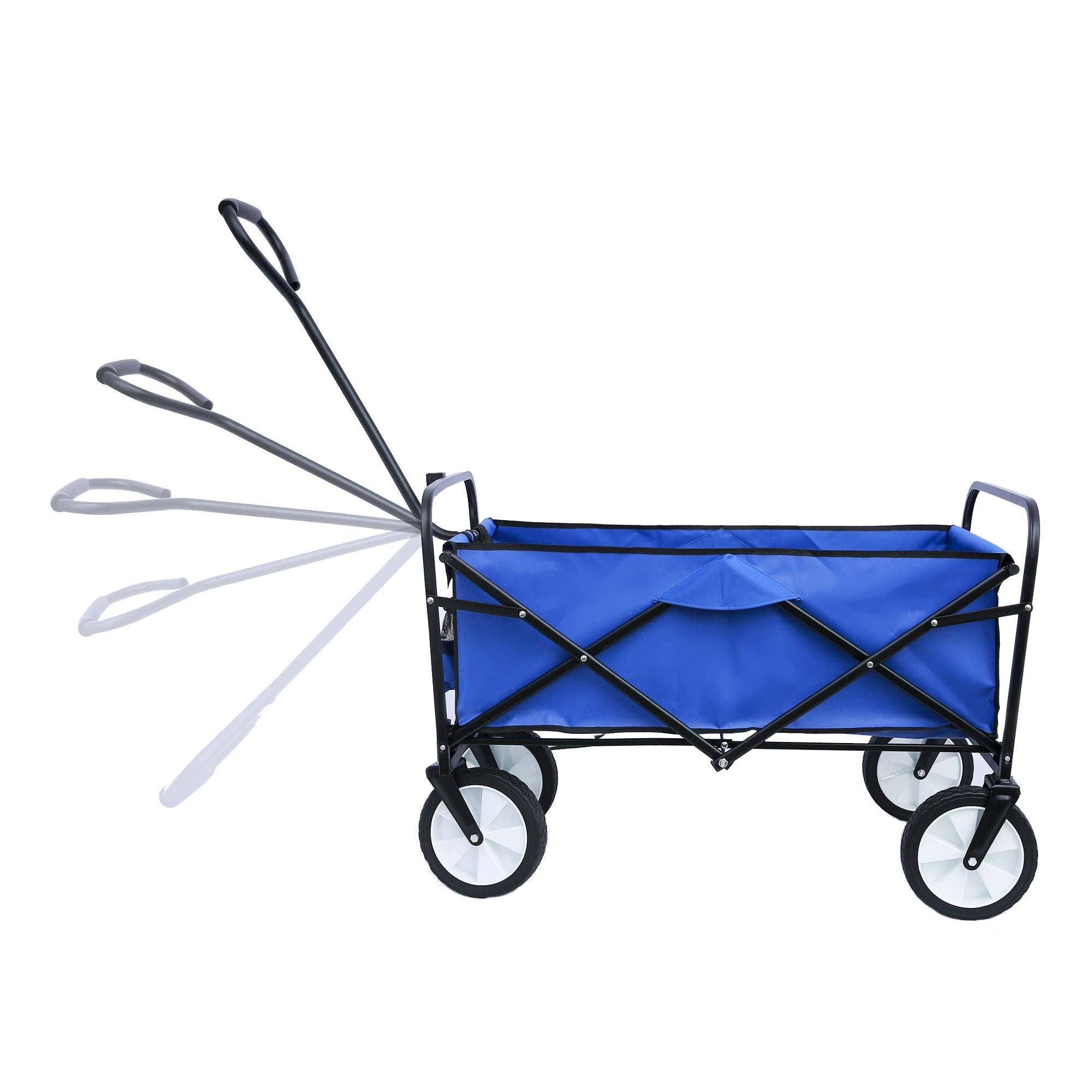 Hard Rock Health Stores - Wholesale Beach Accessories - Outdoor Folding Wagon Garden ;  Large Capacity Folding Wagon Garden Shopping Beach Cart ; Heavy Duty Foldable Cart;  for Outdoor Activities;  Beaches;  Parks;  Camping26