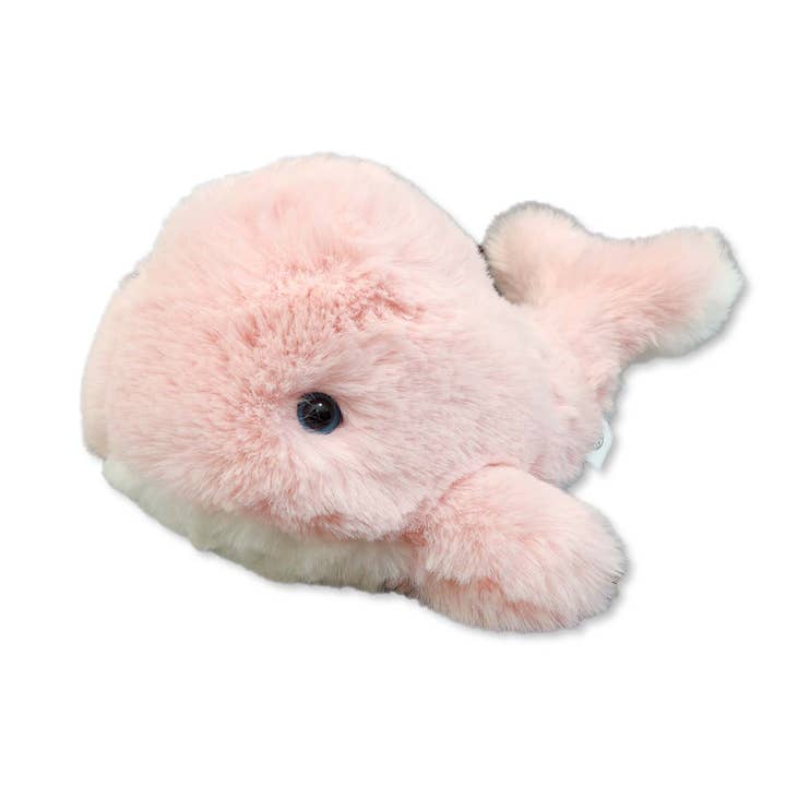 Beverly Hills Teddy Bear Company - Wholesale Stuffed/Plush Toy - Kids & Baby - World's Softest 11 inch - Pink Baby Whale Plush Toy for Kids